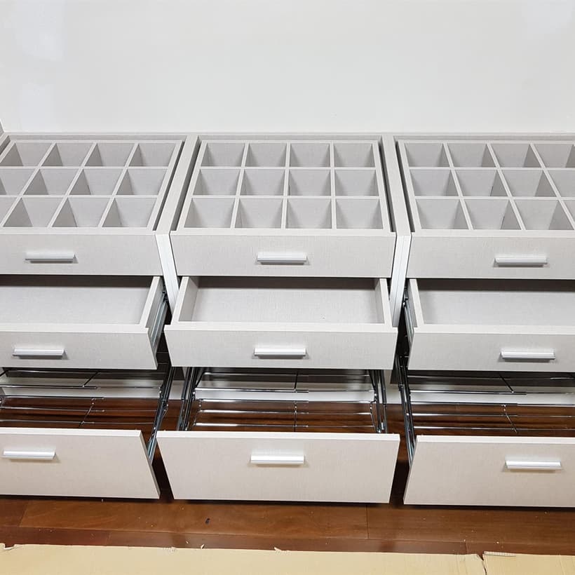 Fabricación a medida de cajoneras en Pontevedra